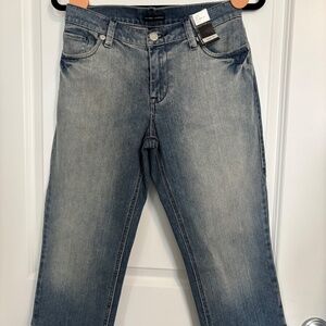 New York & Co East Village Crop Jeans Mid-Rise, Straight Leg Size 10 *NWT*